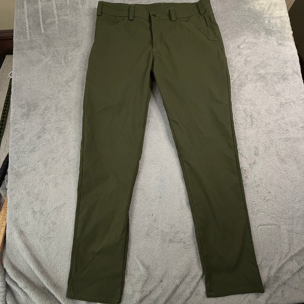 Truewerk T1 Werkpants Mens 38x36 Olive Green Technical Work Pants RN147752 - Picture 4 of 11